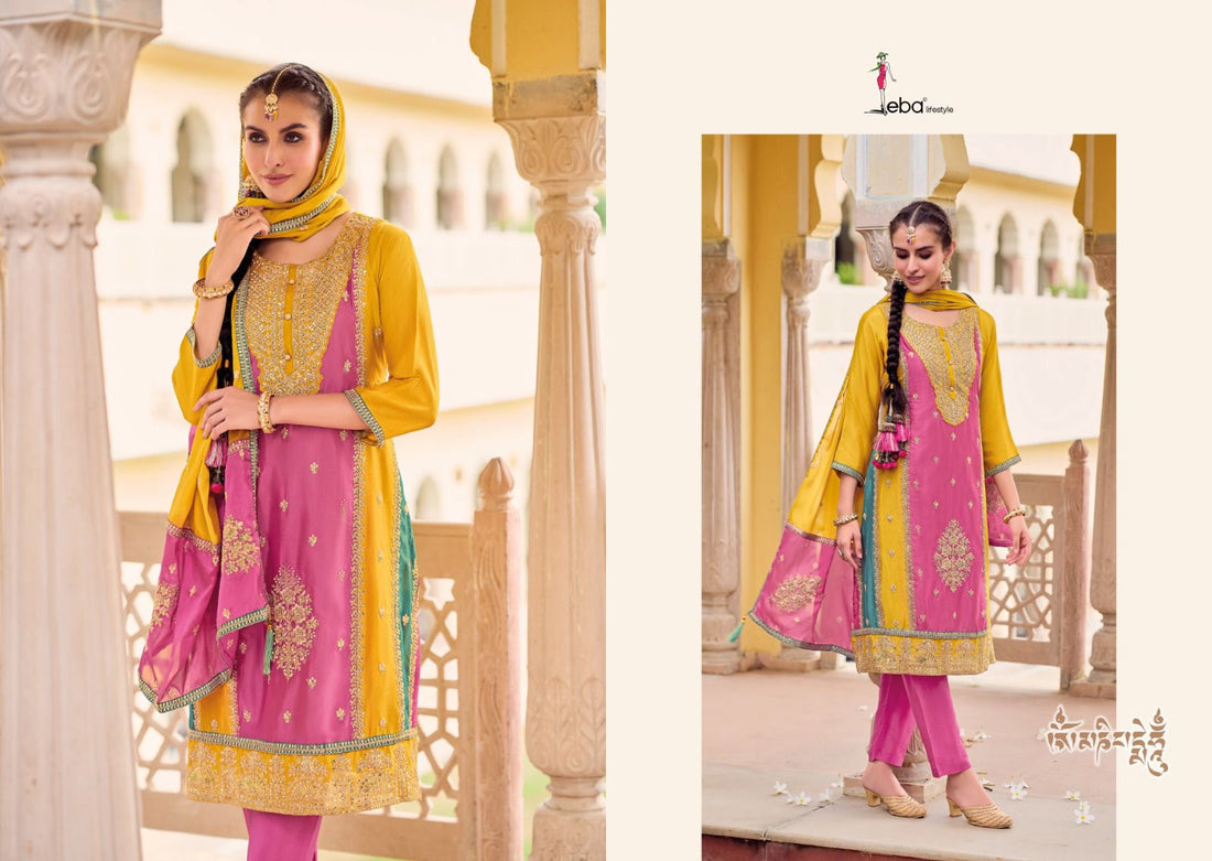Eba Lifestyle Naaz 1651-1652 Series Latest Readymade Pakistani Salwar Kameez