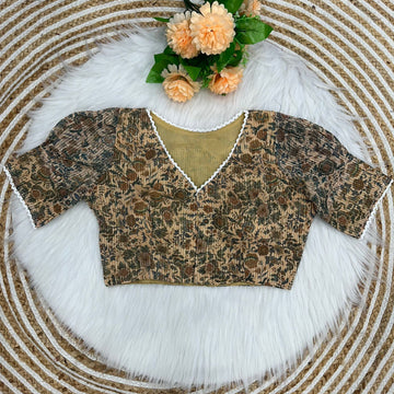 Beautiful Sabyasachi Alia Cut Boutique Pattern Blouse
