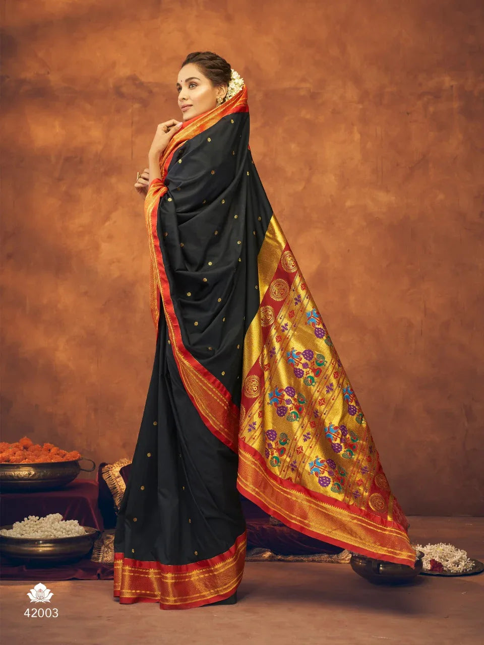 Beautiful Aaruchi Pure Silk Paithani with Maharani Pallu Saree