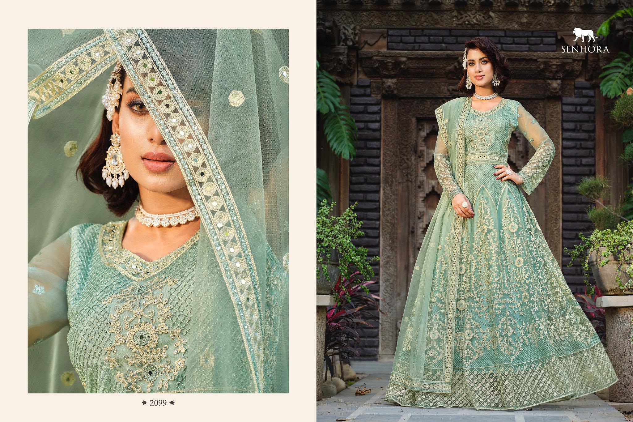 Senhora Amaira Festive Season Exclusive Designer Anarkali Suit Design 2099