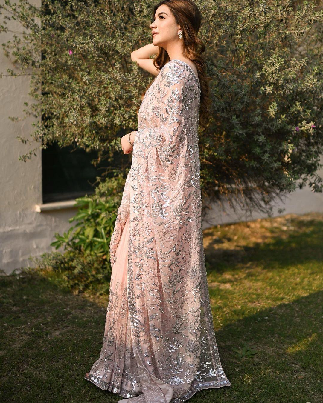 Beautiful Designer Heavy Georgette Exclusive Sequanc Saree Design 5255