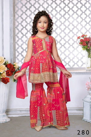 Kid's Wear Lehenga choli & Shrara suit Aaradhna vol 42
