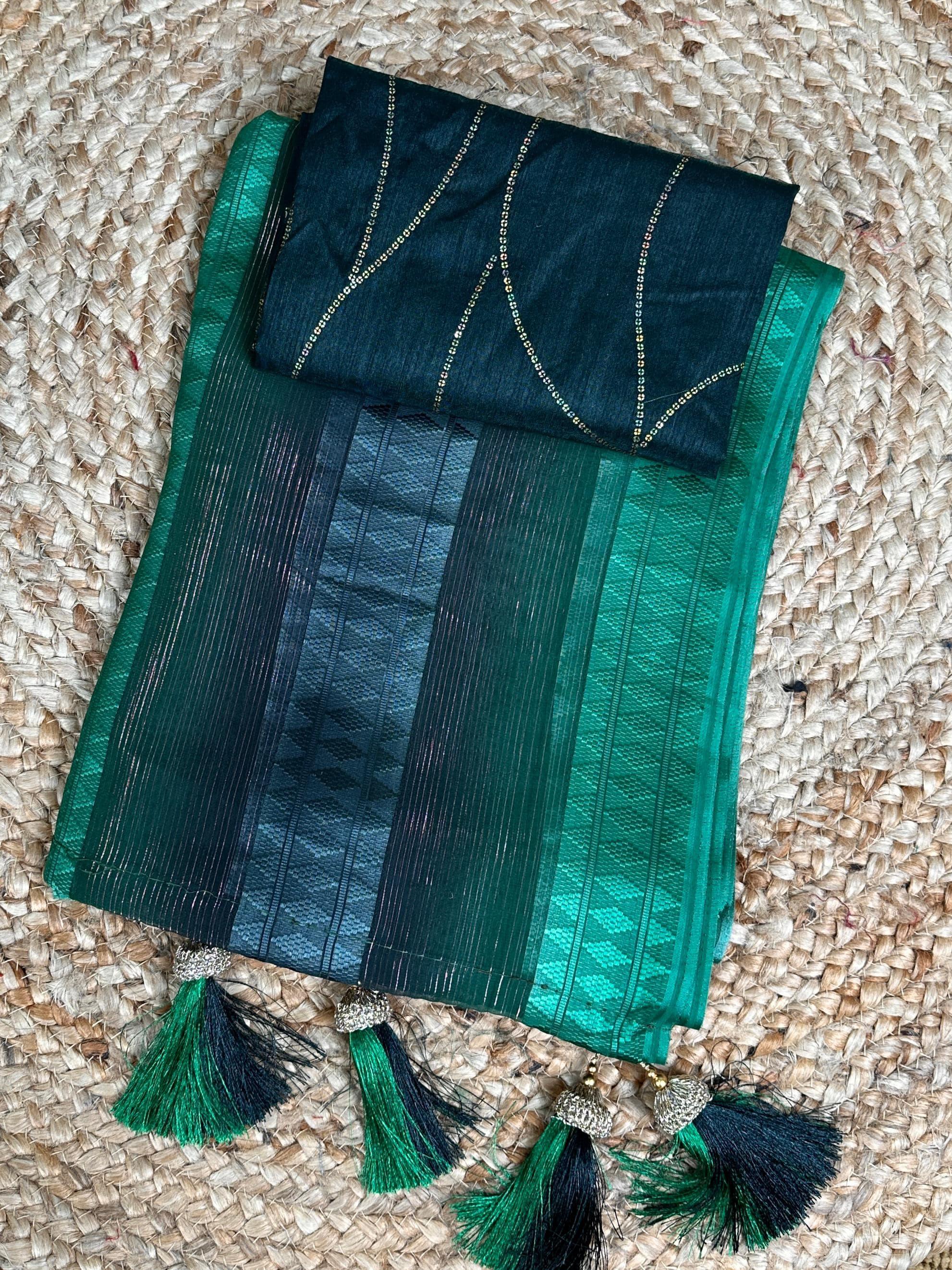Beautiful Premium Georgette Self Jacquard Saree (899x6)