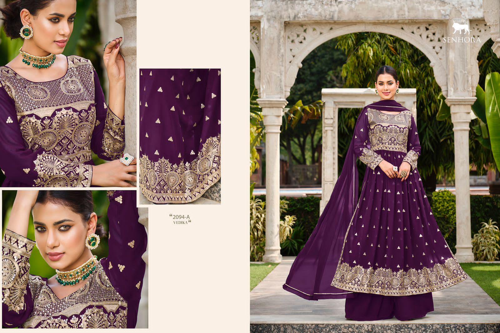 Senhora Vedika 2094 To 2095 Latest Designer Salwar Suit (2095x04)