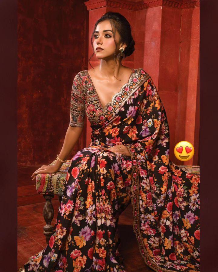 Beautiful Designer Soft Georgette Prachi Digital Print Saree