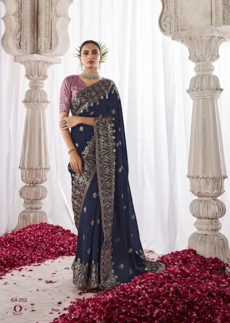 Kimora Asiana Designer Kora Silk Saree Design 253