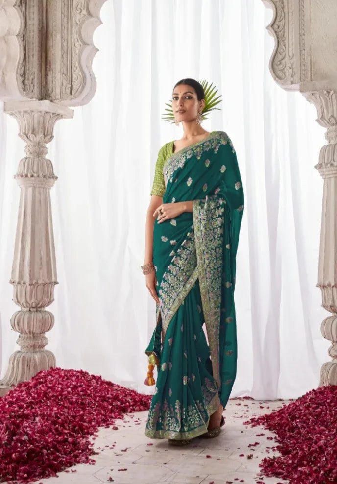 Kimora Asiana Designer Kora Silk Saree Design 250