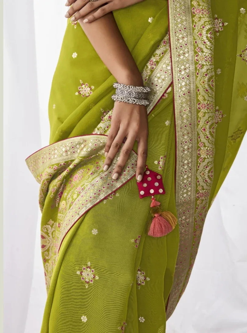 Kimora Asiana Designer Kora Silk Saree Design 252