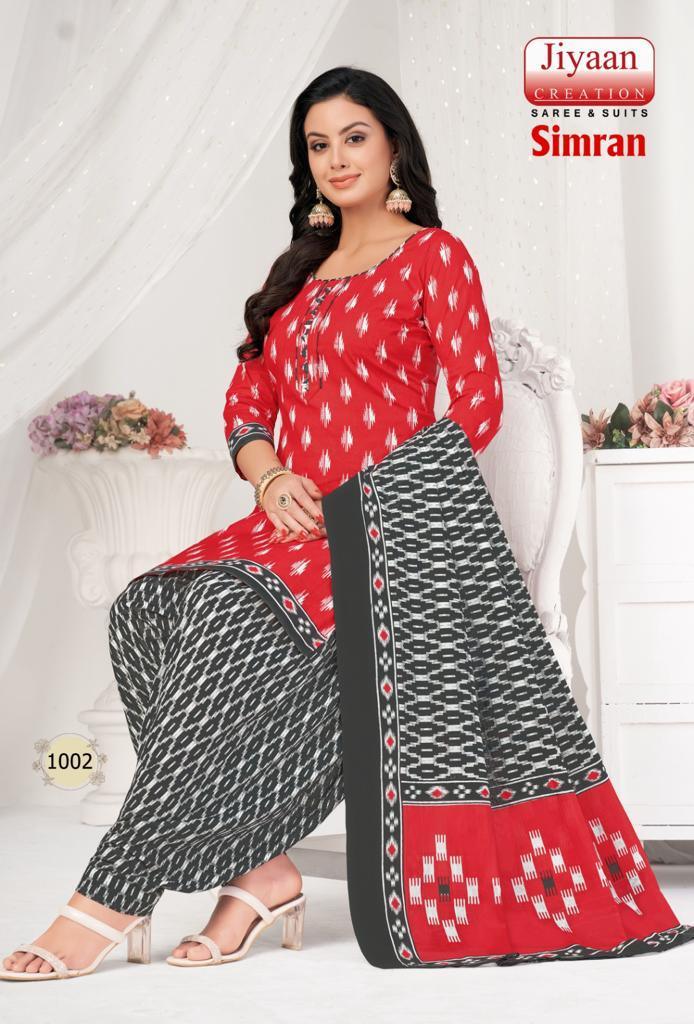 Jiyaan Simran Cotton Dress Material (340x10)