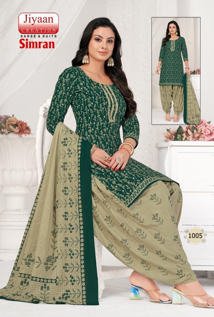 Jiyaan Simran Cotton Dress Material (340x10)