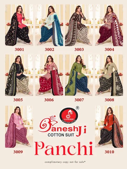 Ganeshji Panchi Patiyala Vol 3 Dress Material (250x10)