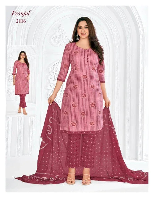 Pranjul Priyanshi Vol 21 Cotton Churidar Material (440x36)