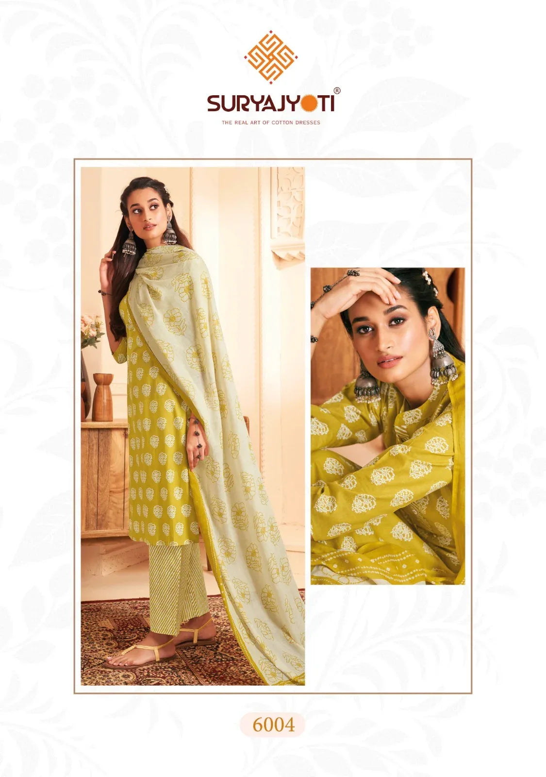 Suryajyoti Preyashi Vol-6 Series 6001-6010 Cambric Cotton Suit (545x10)