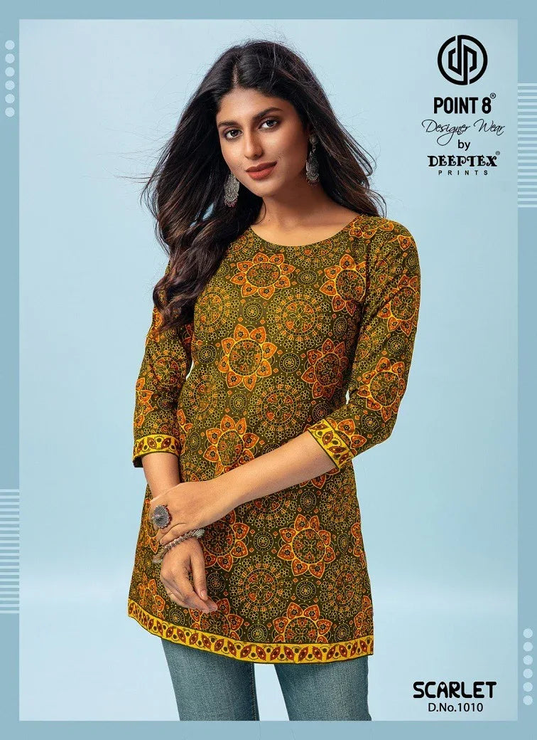 Deeptex Scarlet Vol 1 Cotton Short Tops (195x10)