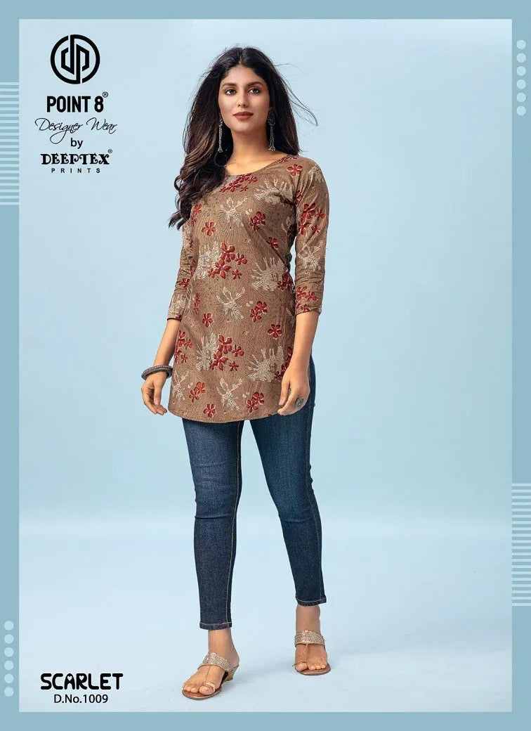 Deeptex Scarlet Vol 1 Cotton Short Tops (195x10)