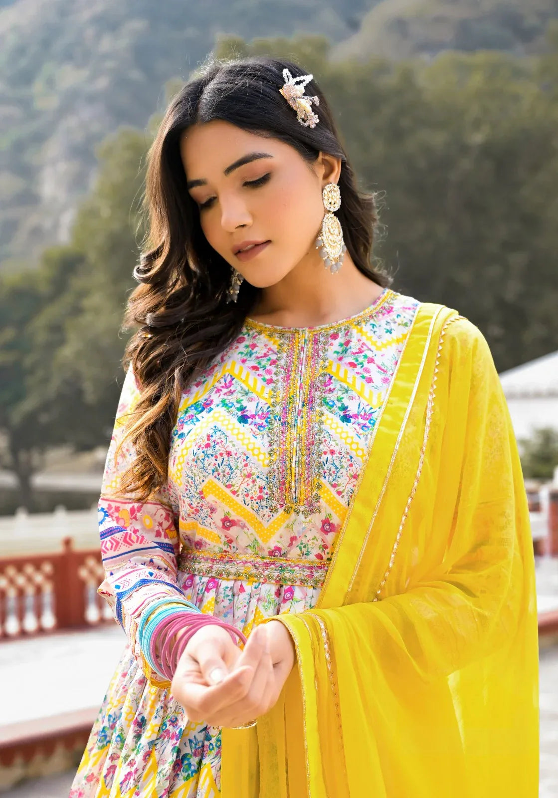 Designer Ananta Digital Print With Embroidery Gwon 24004