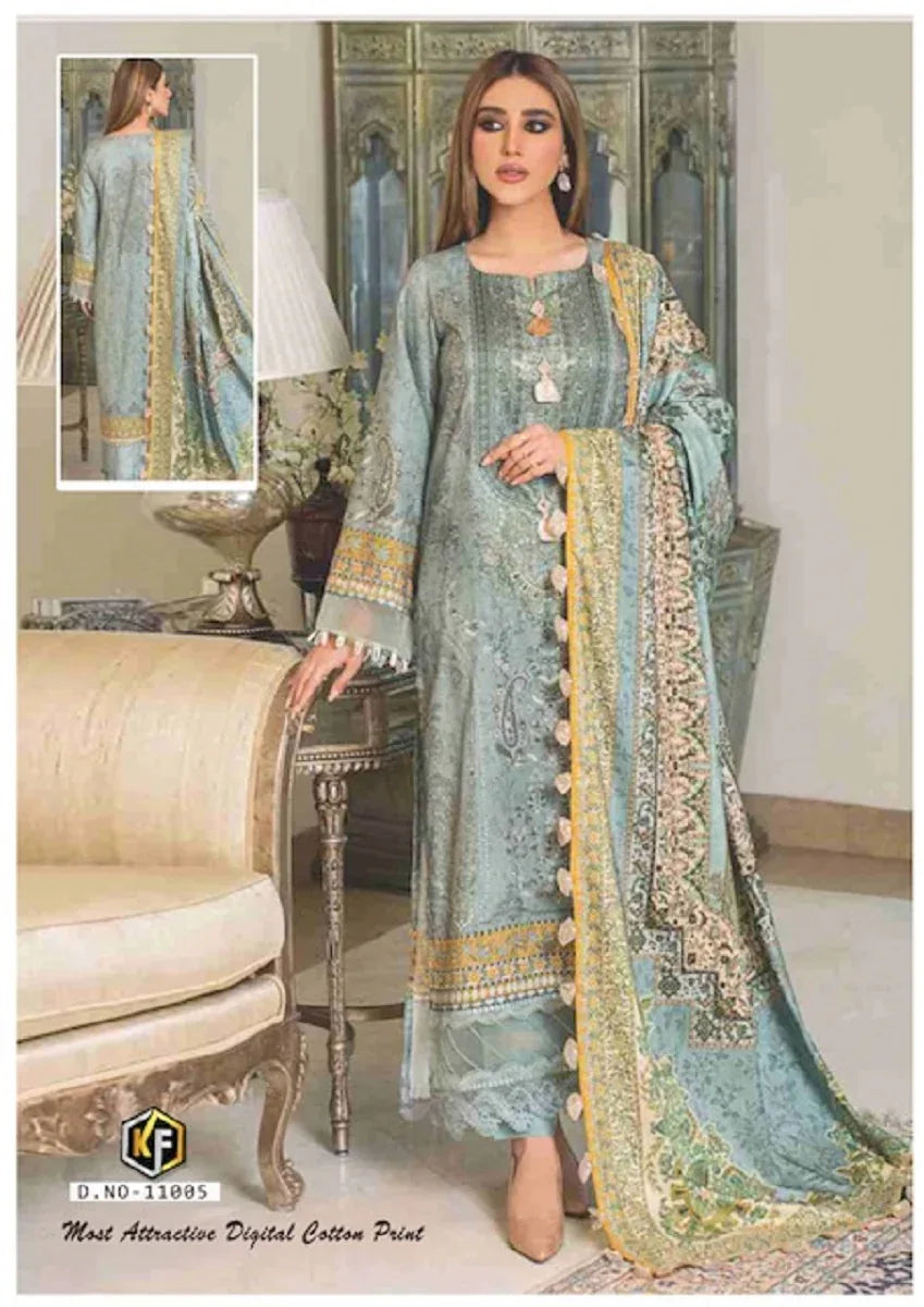 Keval Sobia Nazir Vol-11 Series 11001-11006 Pure Lawn Cotton Suit (480x06)