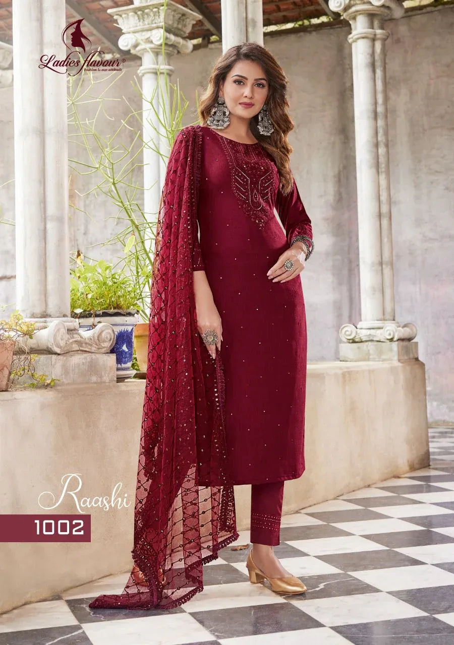 Ladies Flavour Raashi Exclusive Wear Ready Made Collection (895x06)