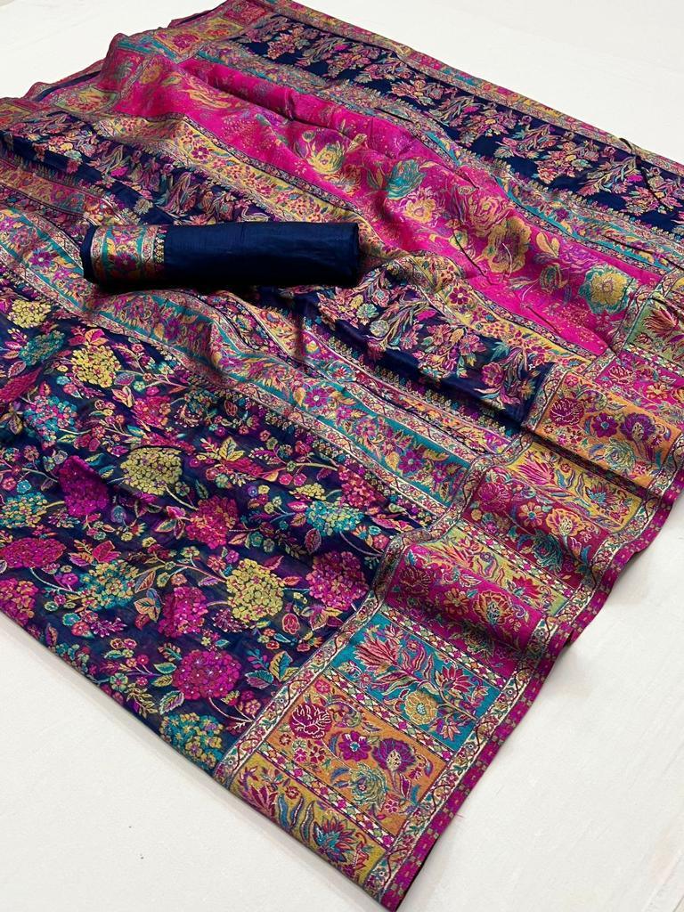 Rajtex 1500 Series Kashmiri Modal Silk With Function Special Saree (1995x06)