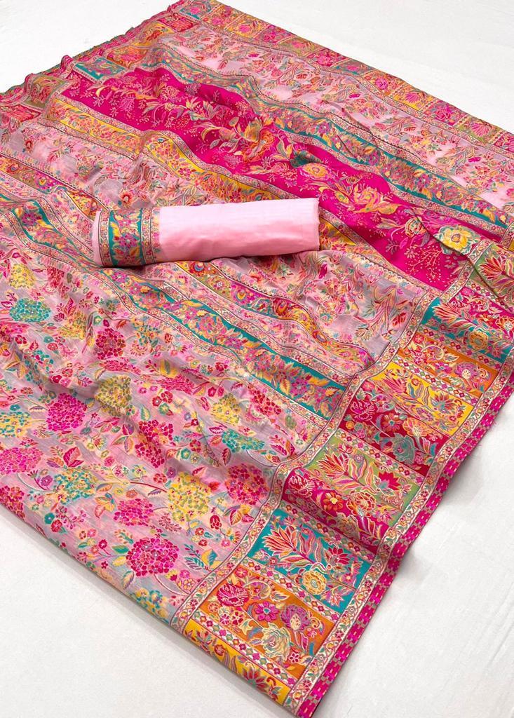 Rajtex 1500 Series Kashmiri Modal Silk With Function Special Saree (1995x06)