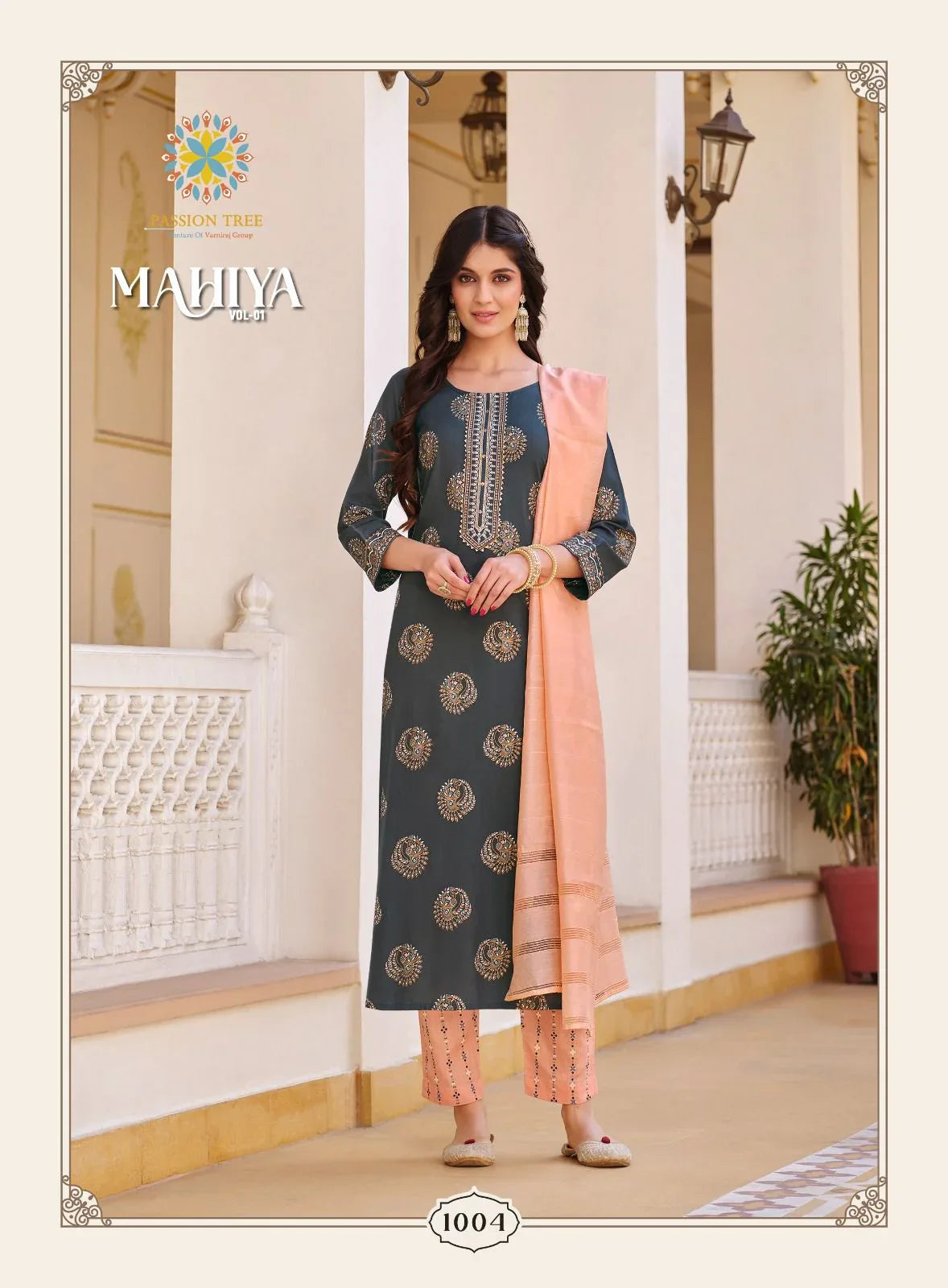 Passion Tree Mahiya Vol 1 Rayon with Printed Readymade Suits Collection (610x08)