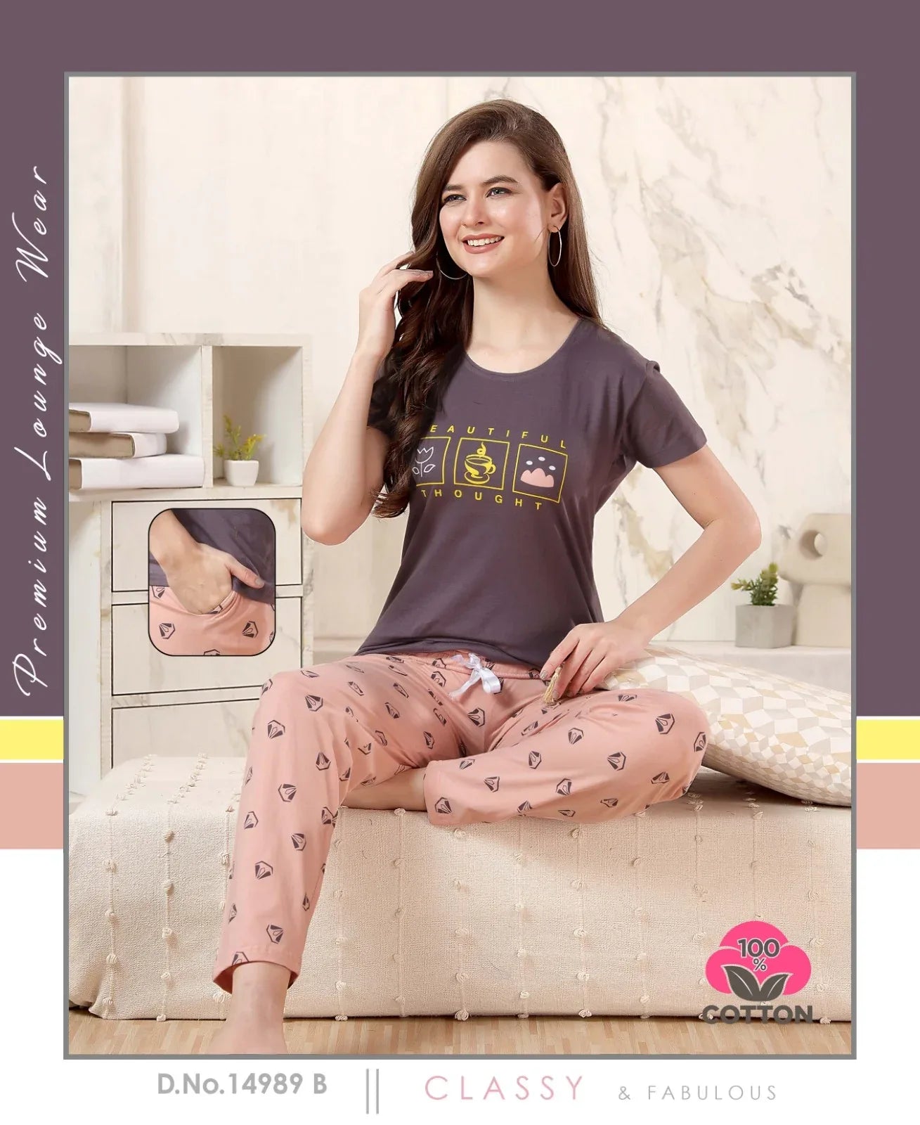 Lakhani Cottons 02 Pics Night Suit (499x24)