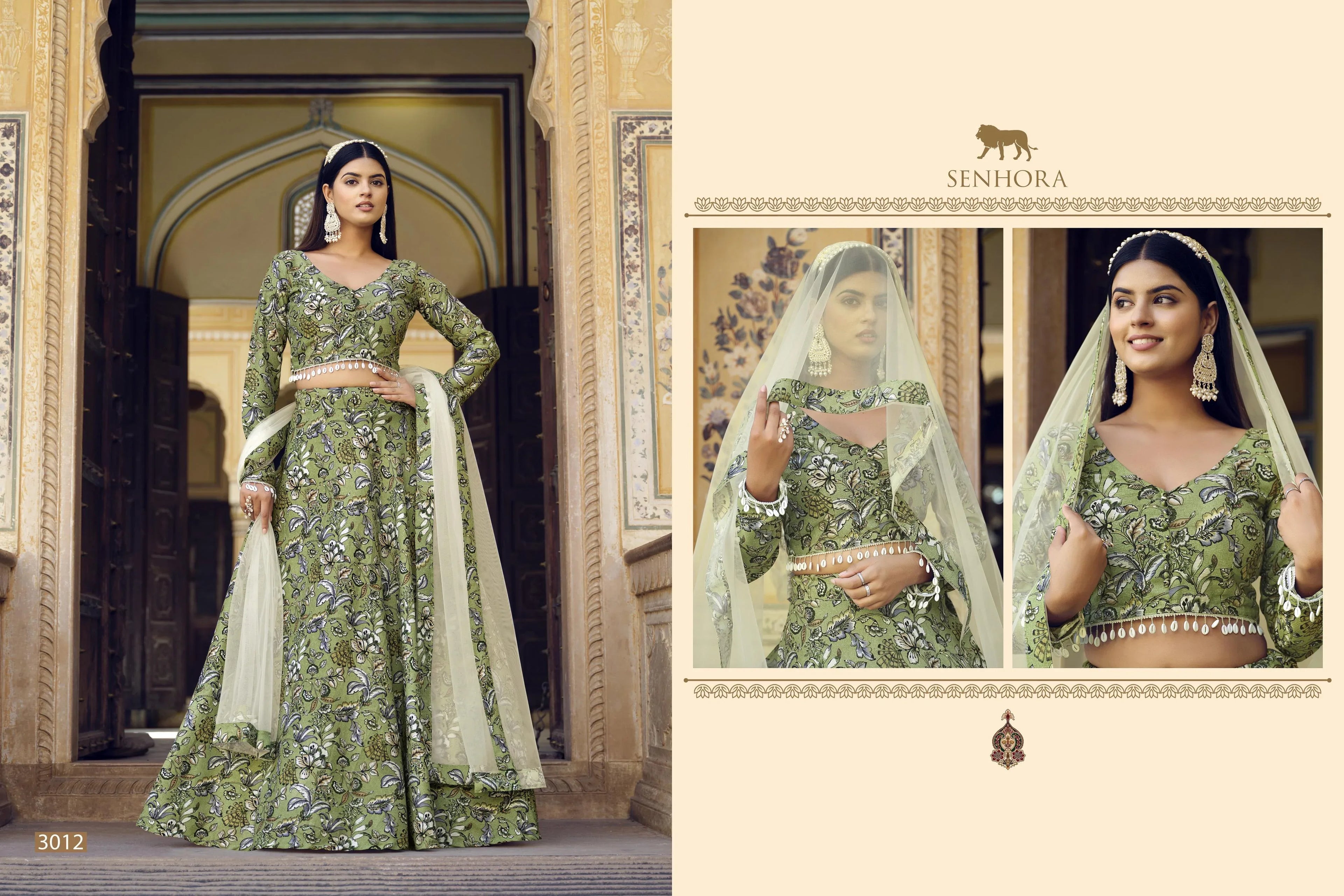 Senhora Titlee 3011-3014 Series Designer Wedding Bridal Lehenga (1495x04)