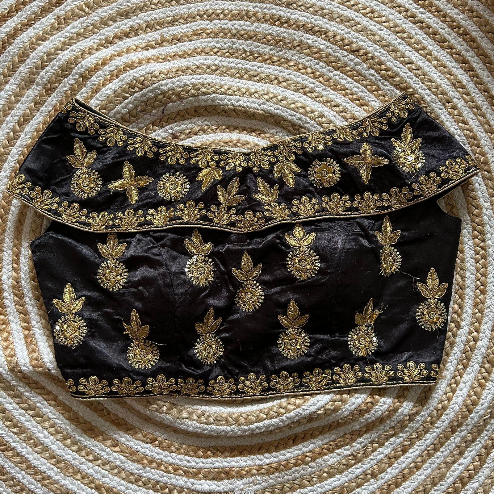 Wedding Special Boat Neck Blouses