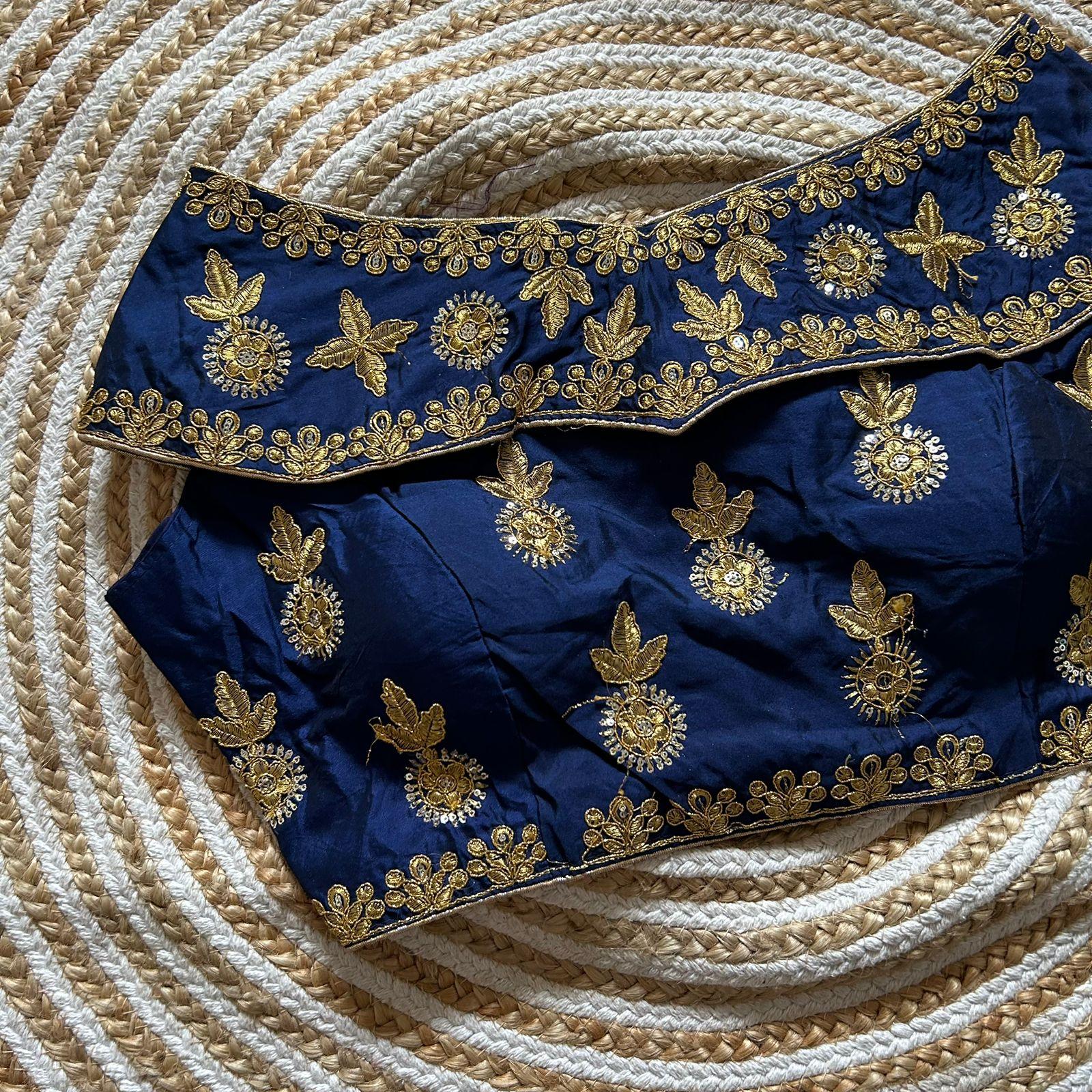 Wedding Special Boat Neck Blouses