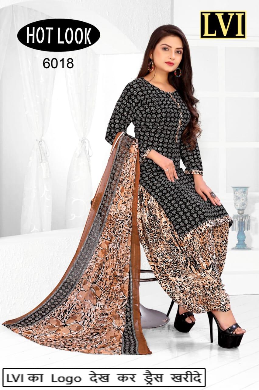 Hot Look Leon Patiyala Dress Material (215x25)