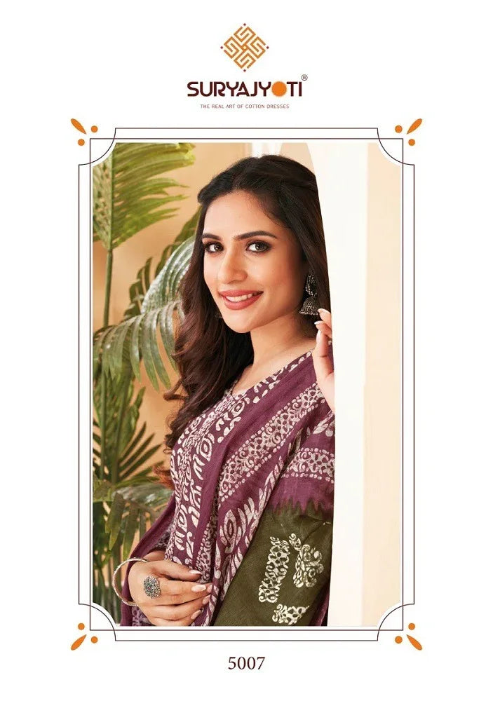 Suryajyoti Pehnava Vol 5 5001 5010 Series Pakistani Salwar