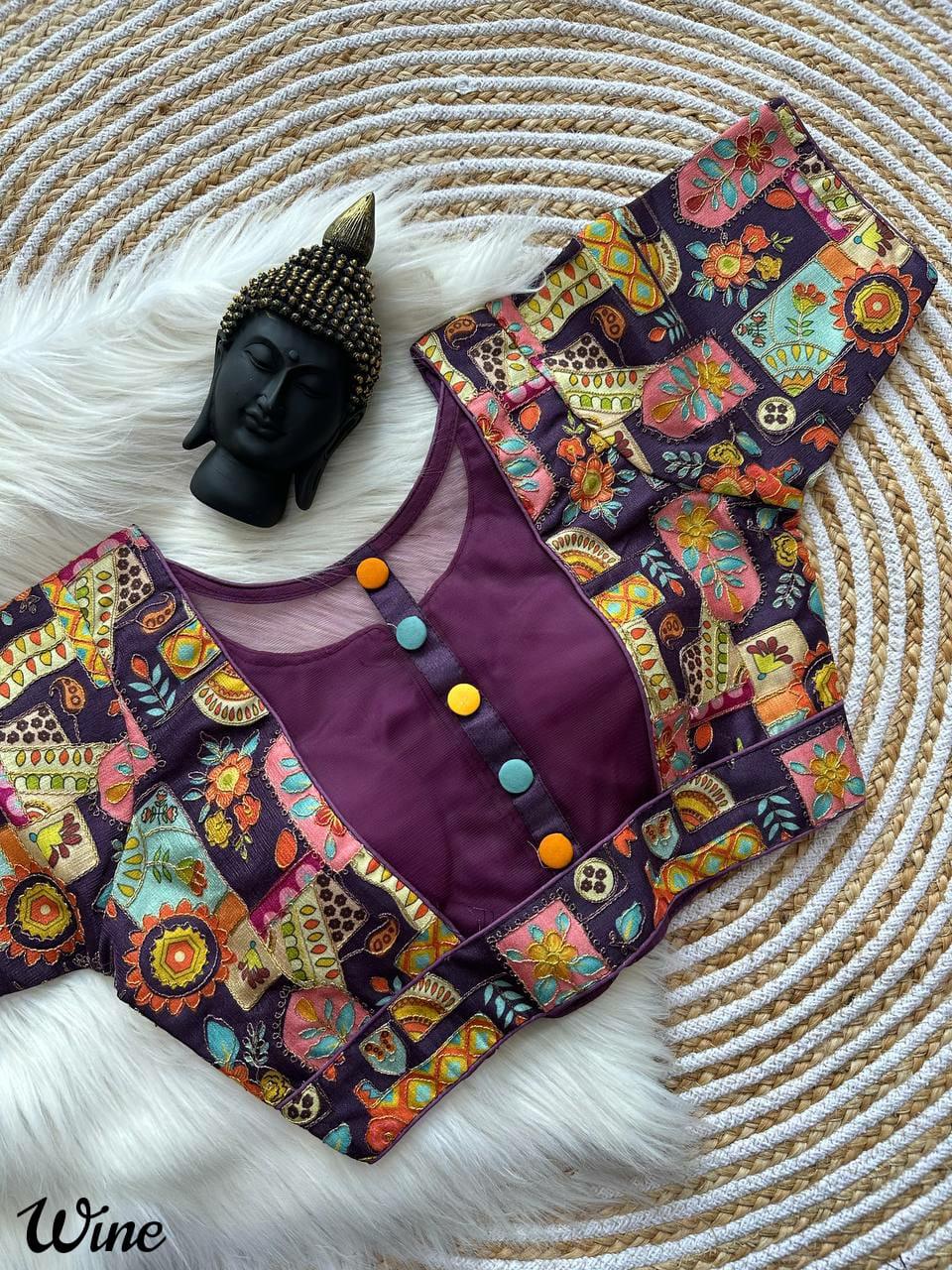 Beautiful Designer Sabyasachi Style Neck Blouse