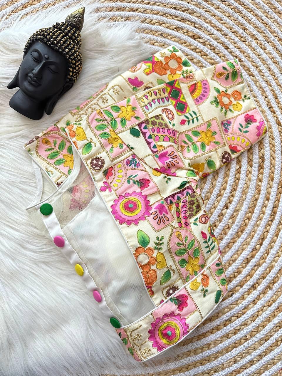Beautiful Designer Sabyasachi Style Neck Blouse