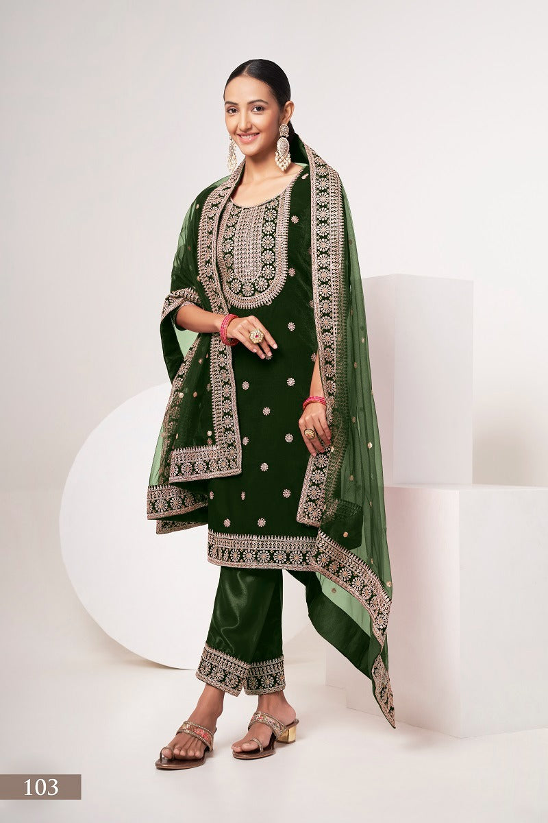 Sabhyata Vol β 1 Dress Materials (1699x04)