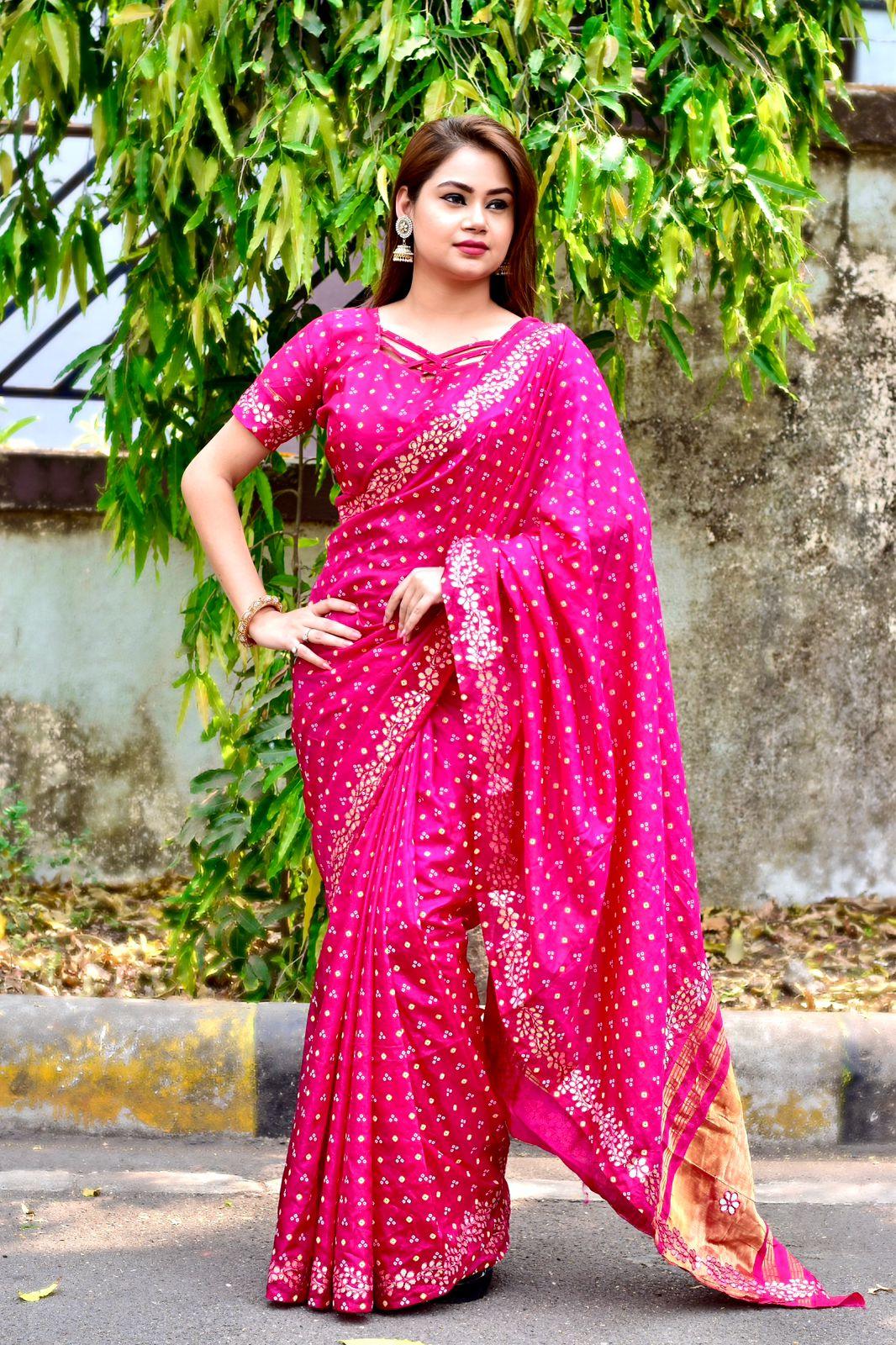 Bandhani Saree