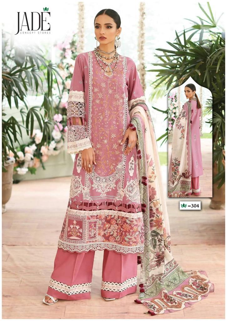 Jade Solitare Crimson Exclusive Heavy Lawn Colleciton Vol-3 (380x06)