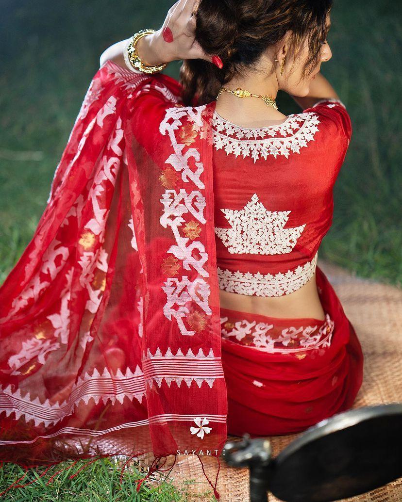 Party Wear Designer Heavy Soft Organza Saree