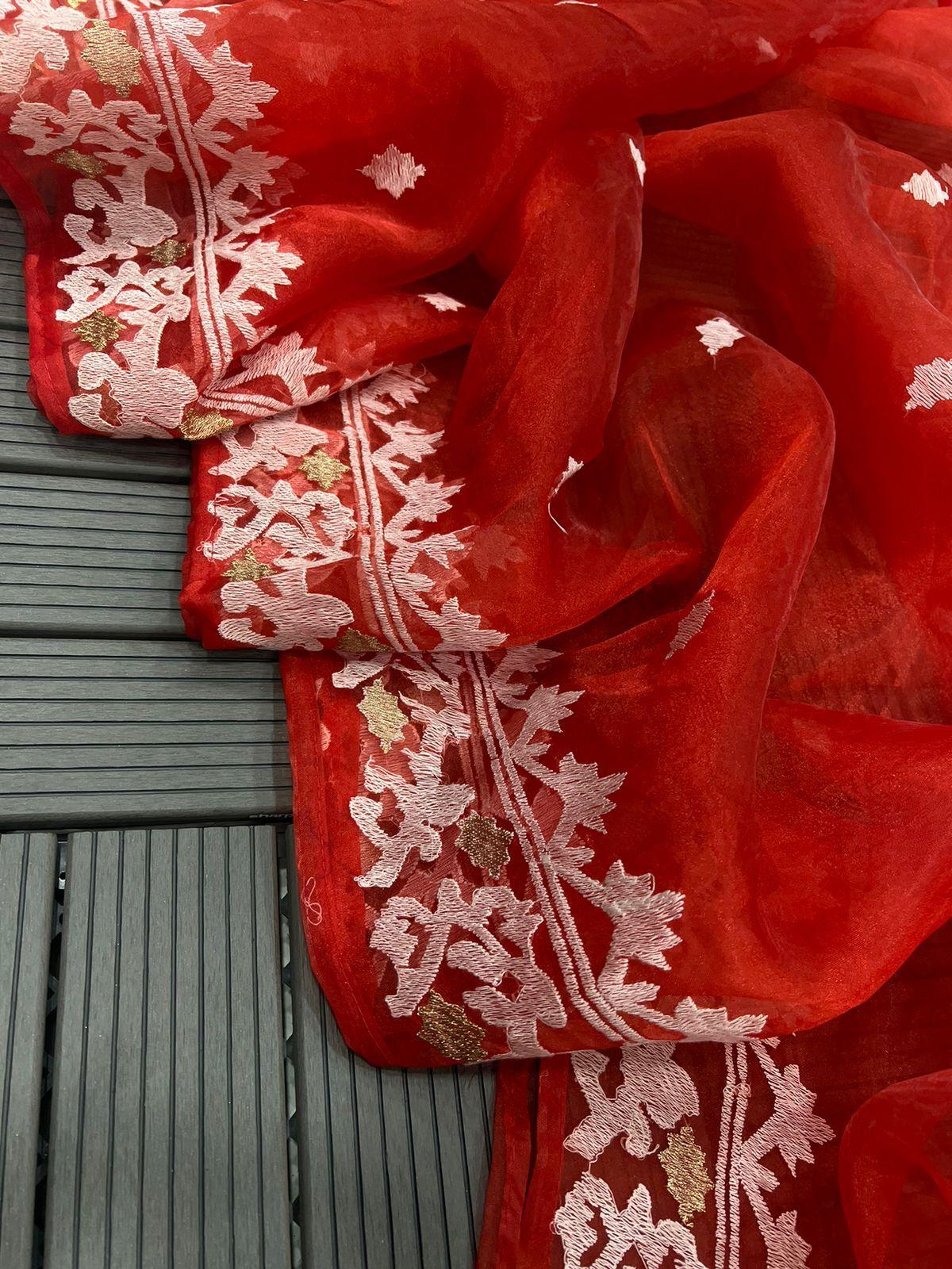 Party Wear Designer Heavy Soft Organza Saree