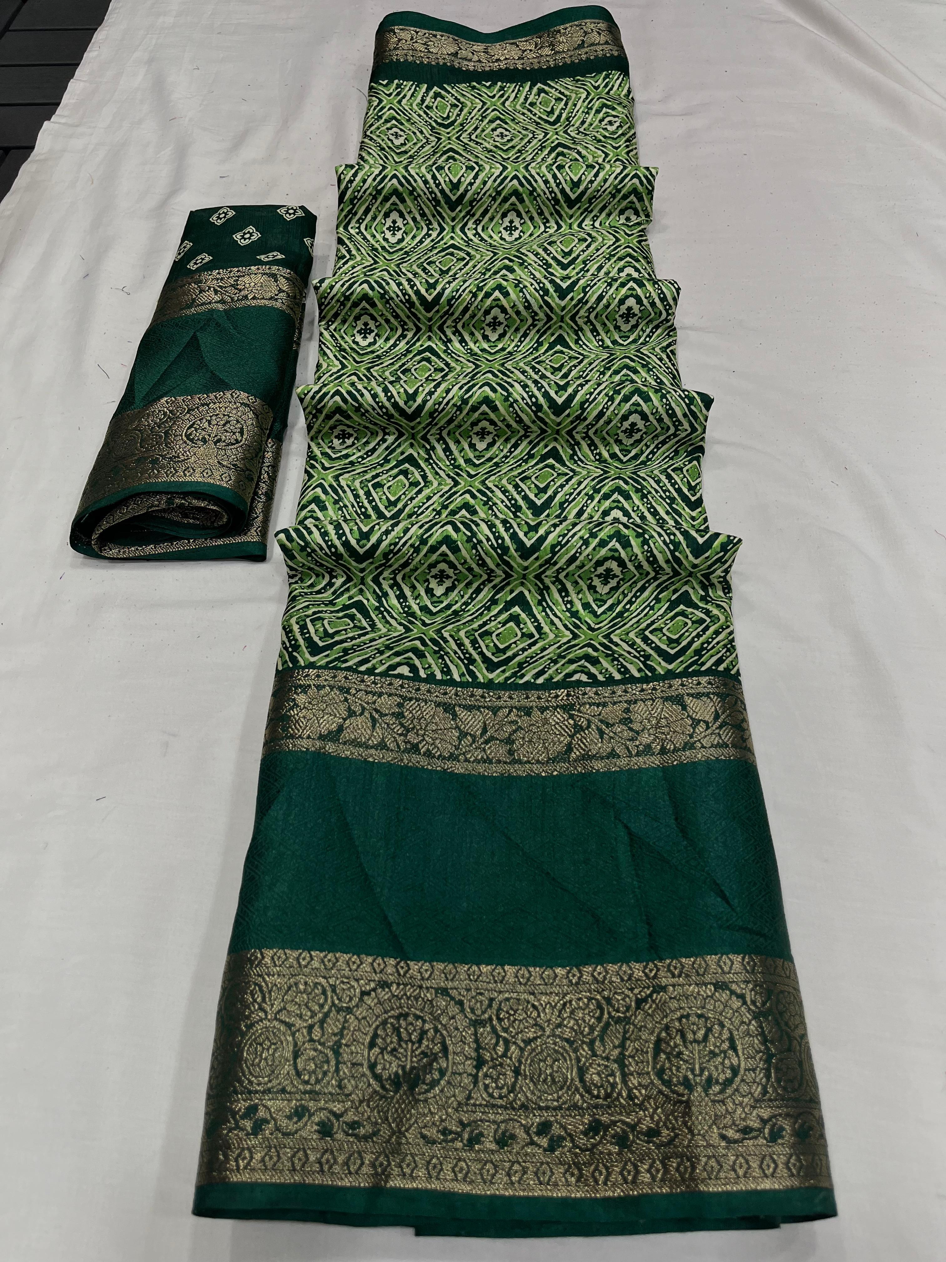 Party Wear Soft Dola Silk Saree