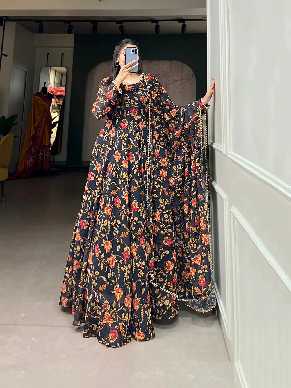 Beautiful Designer Ready to Wear Georgette Gwon