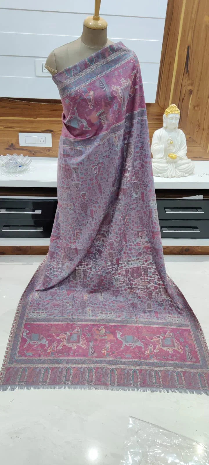 Winter Special Pashmina Wool Kashmiri Kani Men&