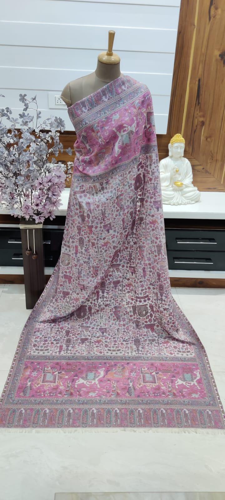 Winter Special Pashmina Wool Kashmiri Kani Men&