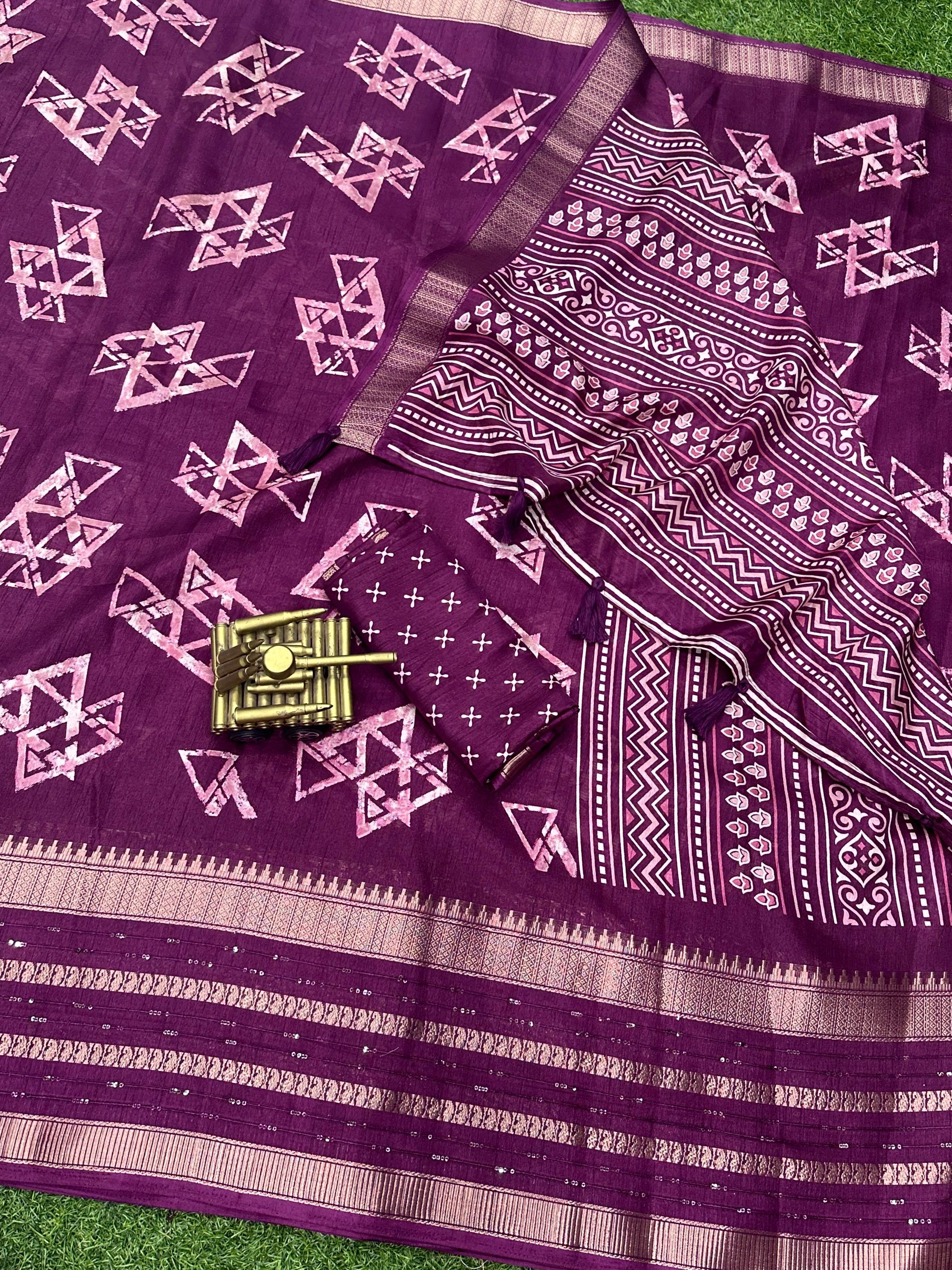 Beautiful Designer Komal Kalamkari Print Saree