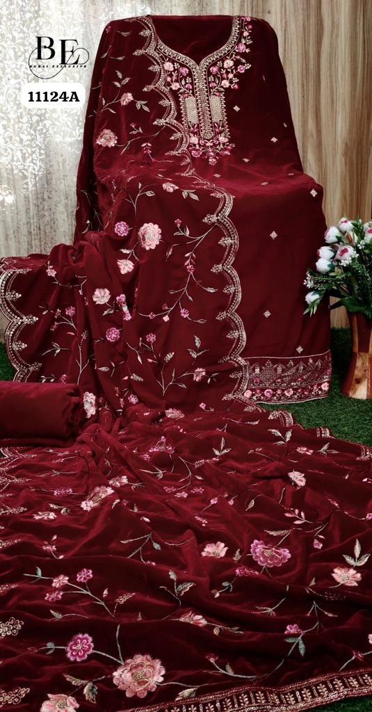 Beautiful Designer Pure Pure Velvet Salwer Suit
