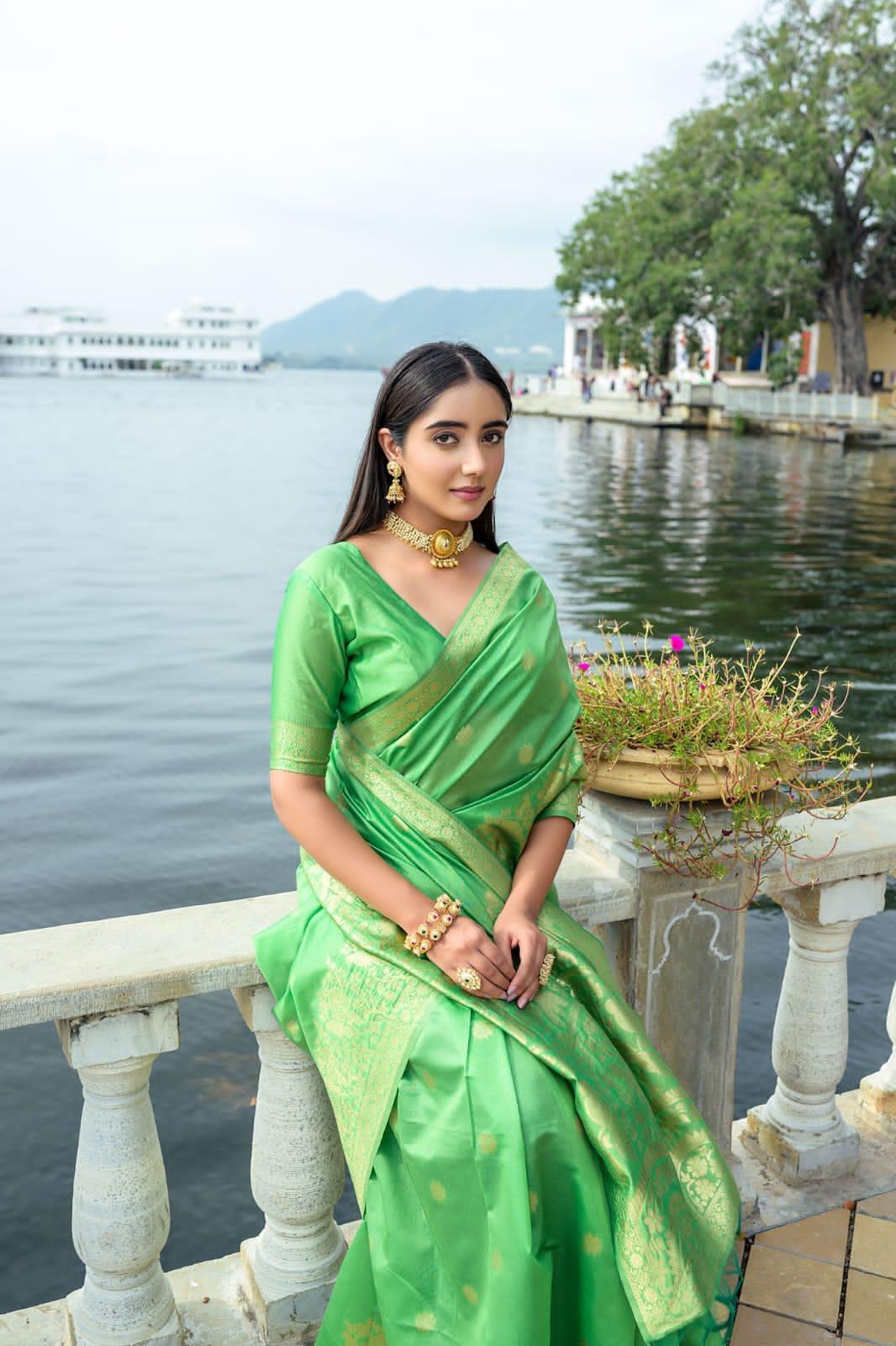 Beautiful Designer Premium Soft Silk Saree