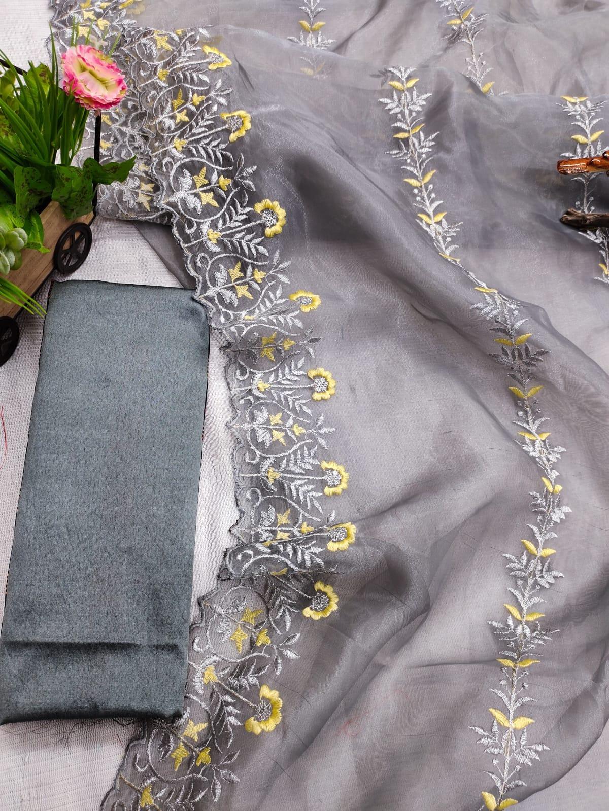 Beautiful Designer Soft Organza Saree
