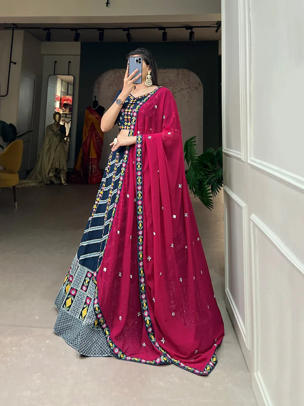 Beautiful Party Wear Alia Style Georgette Lehenga Choli