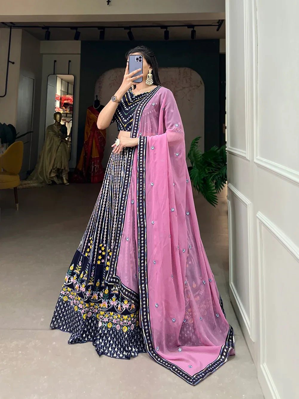 Beautiful Party Wear Alia Style Georgette Lehenga Choli