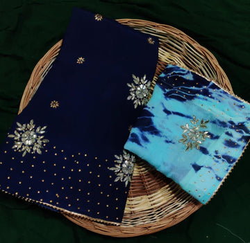 Beautiful Wedding Designer Shibori Batik Pure uppda Lehenga Chunni