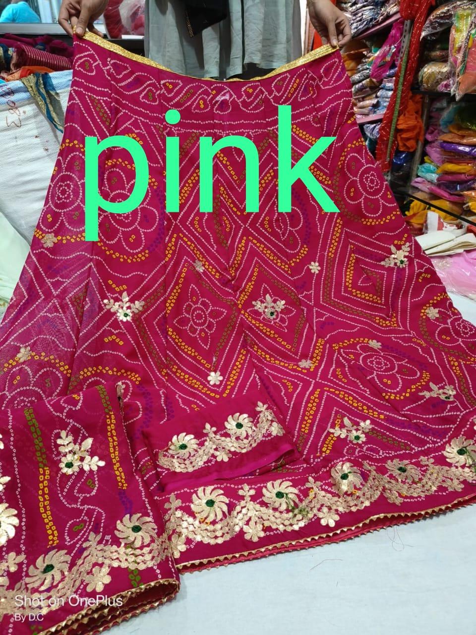 Beautiful Designer Rajasthani Heavy Gottapatti Lehenga Chunni